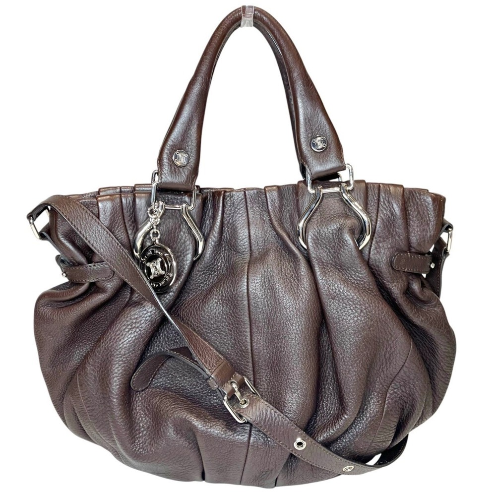 Celine Pillow Small Handbag, Leather